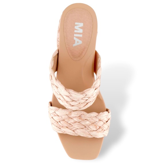 *NIB* MIA‎ Tesi Braid Strap Slide Sandal Size 7.5 - Picture 4 of 5